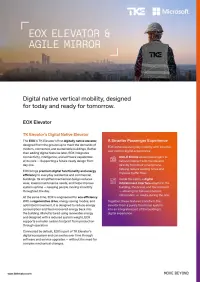 EOX Elevator & AGILE Mirror