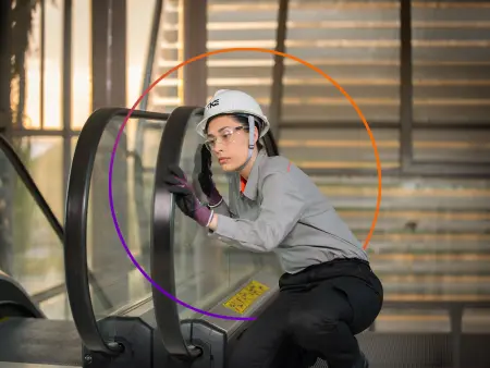 Reparo e manutenção de esteiras rolantes