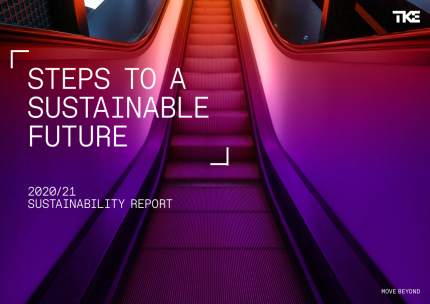 TK ELEVATOR PUBLISHES FIRST SUSTAINABILITY REPORT