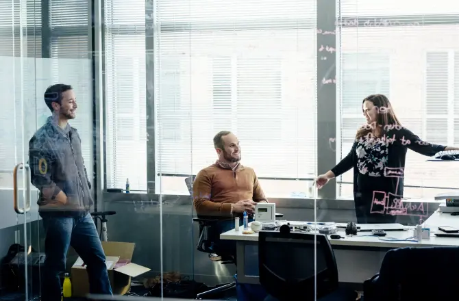 A close-up of a computer board.