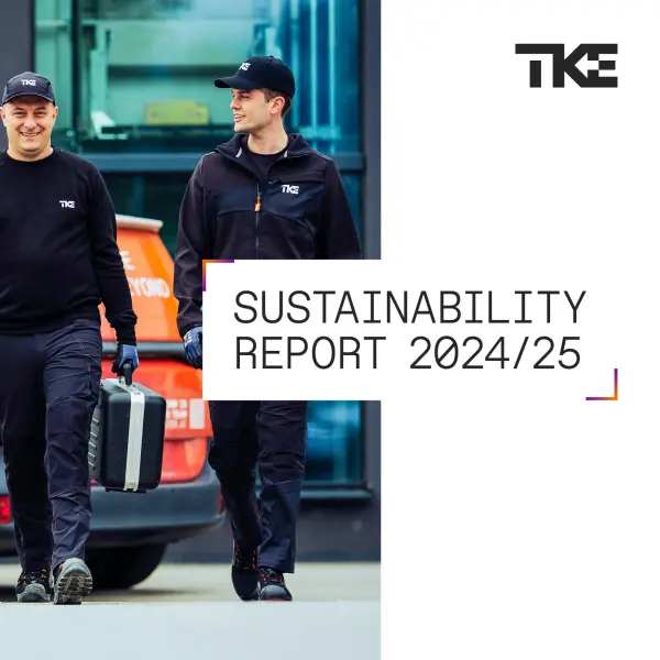
TK Elevator publishes Sustainability Report 2024/2025
