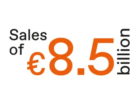 Sales of EUR 8 bilion