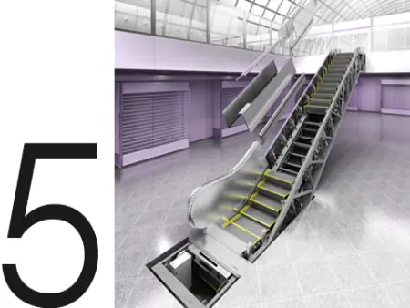 Aesthetic upgrade of escalator