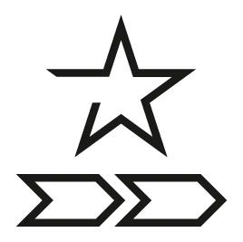
Star icon.
