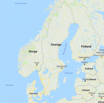 Sverige karta