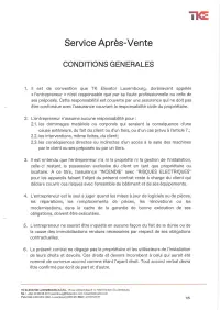 CONDITIONS GENERALES