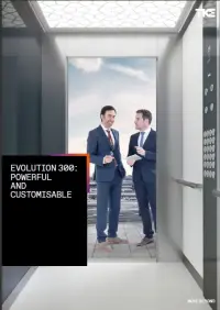 evolution 300 - ascensor descatalogado por TK Elevator