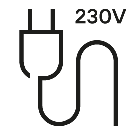 
230V plug icon
