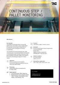 Stapsgewijze palletbewaking 