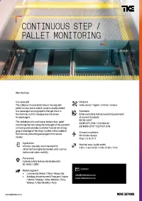 Stapsgewijze palletbewaking 