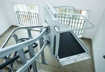 Plataformas para escaleras curvas