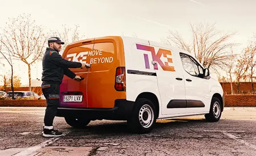 
TK Elevator Servicetechnikerfahrzeug
