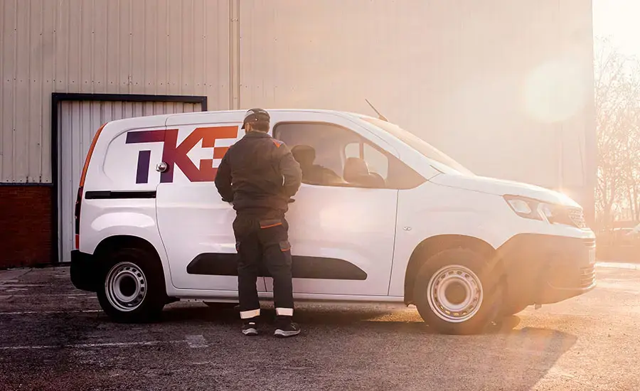 
TK Elevator Servicetechnikerfahrzeug

