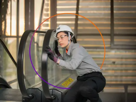 Mantenimiento de escaleras mecánicas