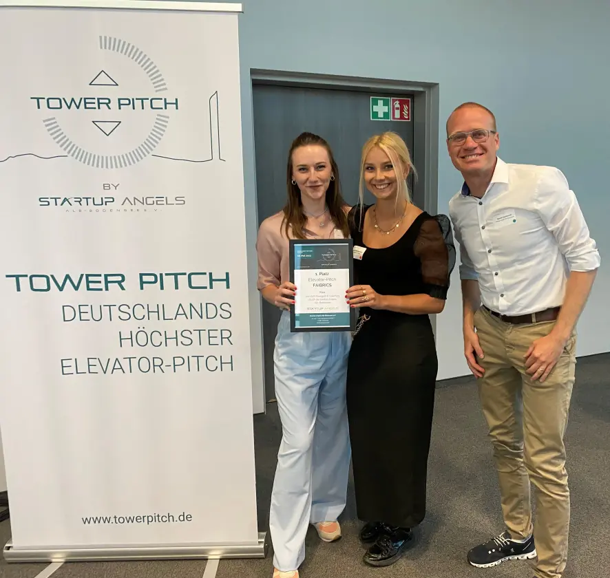 Gewinnerinnen des Elevator Pitch Wettbewerbs