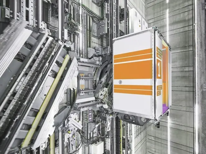 El primer ascensor sin cables del mundo - multi