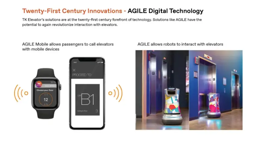 Aloft Chicago Robot Interacting with AGILE Enabled Elevators