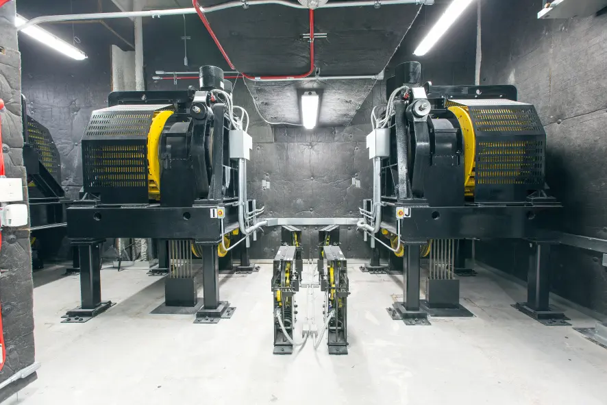 An image of the machine room