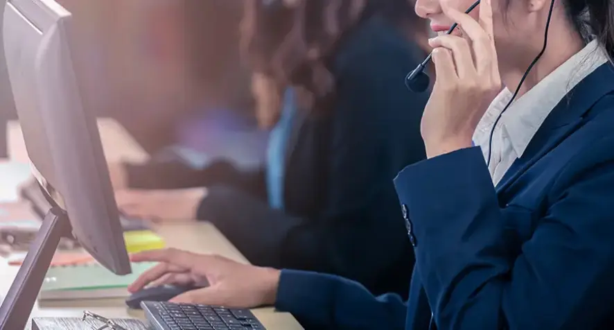 A telephone operator