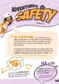 Cover of the In Search of Safety comic