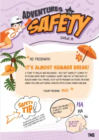 Cover of the In Search of Safety comic