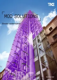 The cover of the TK Elevator ES-Power brochure.