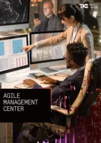 The cover of the AGILE - Management Center brochure.