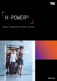 The cover of the TK Elevator H-Power SL brochure.