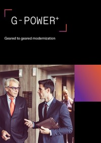 The cover of the TK Elevator G-Power Plus brochure.