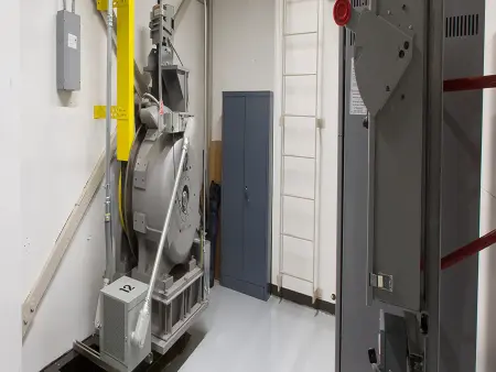 Another angle of a modernized machine room