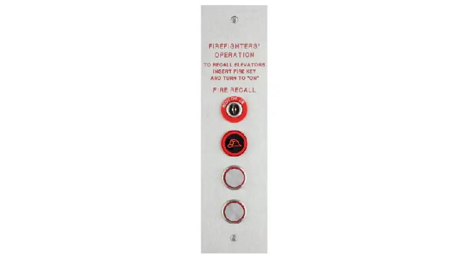 A standard fire service panel